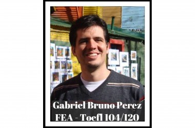 Most recent reported score - Gabriel Perez